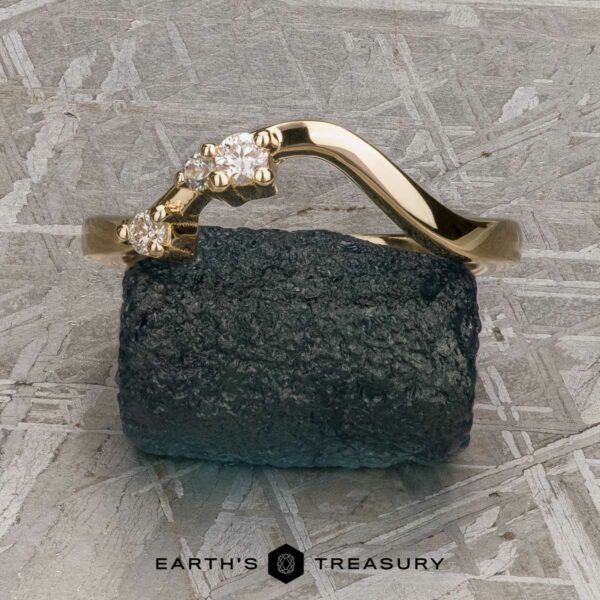 The "Nebula" Band in 14k yellow gold The "Nebula" Band in 14k yellow gold