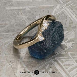 The "Nebula" Band in 14k yellow gold
