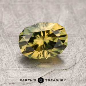 1.44-Carat Yellow-Green Particolored Australian Sapphire (Heated)