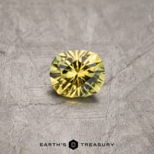 RARE !! SAPHIR VERT BLEU D'AUSTRALIE : 1,15 CARAT