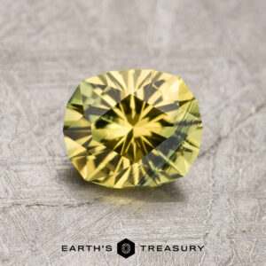 1.24-Carat Yellow-Green Particolored Australian Sapphire (Heated)