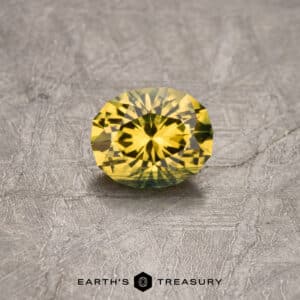 1.65-Carat Yellow-Green Particolored Australian Sapphire (Heated)
