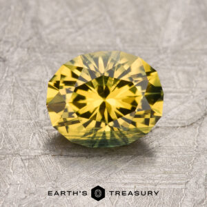 1.65-Carat Yellow-Green Particolored Australian Sapphire (Heated)
