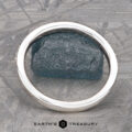 The Straight "Grace" Band in 14k white gold