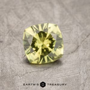 1.75-Carat Greenish Yellow Australian Sapphire (Heated)
