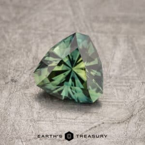 1.82-Carat Lime-Green Particolored Australian Sapphire (Heated)