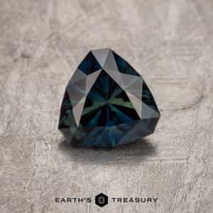 1.81-Carat Midnight Blue-Green Particolored Australian Sapphire (Heated)