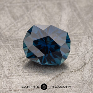 1.02-Carat Deep Peacock Blue Australian Sapphire (Heated)