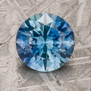 1.90-Carat Blue-Teal Particolored Montana Sapphire (Heated)