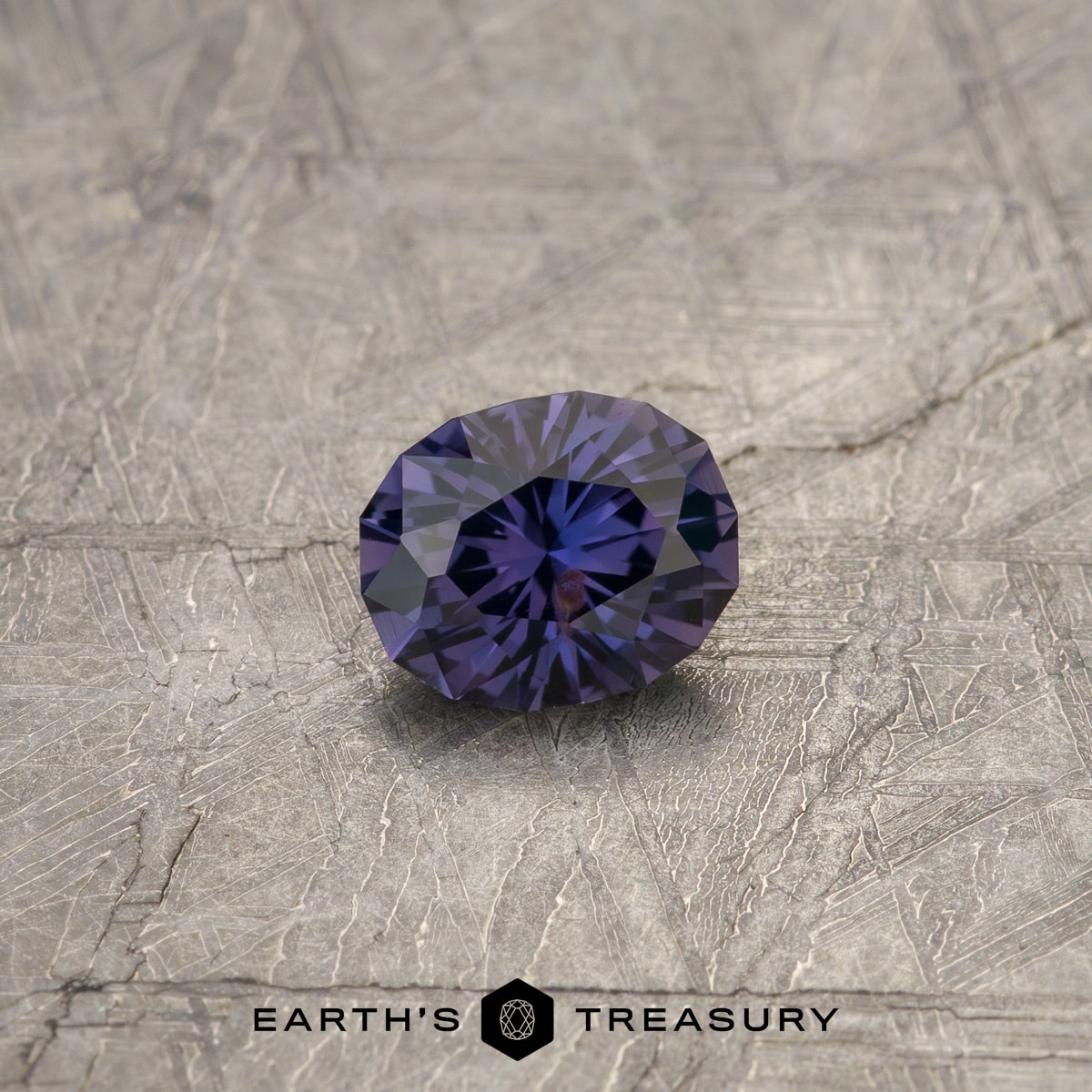 1.09-Carat Steely Blue to Purple Color-Change Songea Sapphire