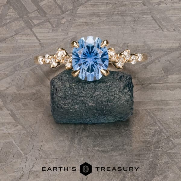 The "Catarina" in 14k yellow gold with 1.64-Carat Montana Sapphire