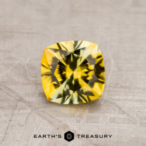 0.78-Carat Yellow-Gold Particolored Montana Sapphire (Heated)