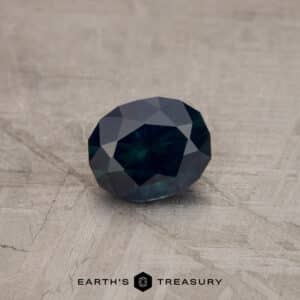 1.27-Carat Midnight Blue-Green Australian Sapphire (Heated)