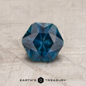1.14-Carat Deep Blue-Green Montana Sapphire (Heated)