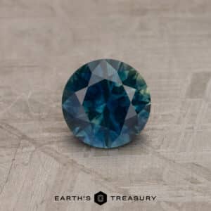 1.37-Carat Deep Blue-Green Montana Sapphire (Heated)