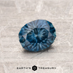 1.08-Carat Deep Blue-Green Montana Sapphire (Heated)