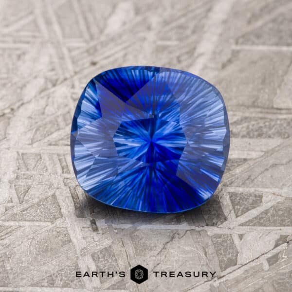 3.00-Carat Rich Blue-Light Blue Prticolored Celyon Sapphire (Hea