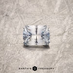 0.89-Carat Near Colorless Montana Sapphire