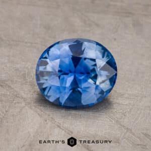 1.66-Carat Medium Blue Ceylon Sapphire (Heated)