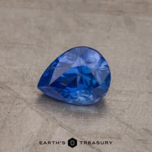 1.44-Carat Rich Cornflower Blue Ceylon Sapphire (Heated)