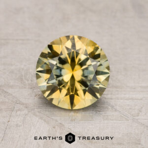 1.15-Carat Yellow-Aqua Particolored Montana Sapphire