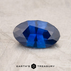 1.53-Carat Deep Blue Ceylon Sapphire (Heated)