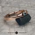 The Fuji classic sapphire ring in 14k rose gold