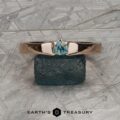 The "Fuji" classic sapphire ring in 14K rose gold
