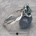 The Lynet ring in platinum with 3.21-carat Montana sapphire