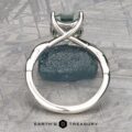 The Lynet ring in platinum with 3.21-carat Montana sapphire