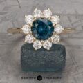 The Theodora ring in 14k yellow gold with 1.84-carat Montana sapphire
