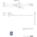 The GIA origin report for product JV1200K provides a detailed description of a remarkable 3.18-carat Ceylon sapphire. It highlights the gem's natural sky blue color, exquisite shape, and outstanding cut. This transparent sapphire shows no signs of heating, affirming its Sri Lankan origin.