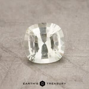 1.09-Carat Pale Yellow Sapphire