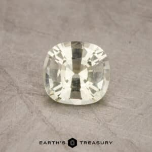1.01-Carat Pale Yellow Sapphire