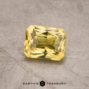 1.33-Carat Yellow Australian Sapphire