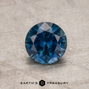 1.08-Carat Deep Blue Montana Sapphire (Heated)