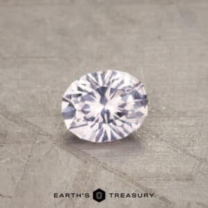 0.74-Carat Near Colorless Montana Sapphire