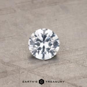 0.60-Carat Colorless Montana Sapphire
