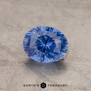 Saphir Bleu Naturel De Madagascar - 0,88 Carat - Taille 6,8 X 5 Mm - Traité H