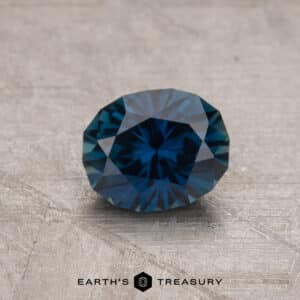 1.03-Carat Deep Peacock Blue Australian Sapphire (Heated)