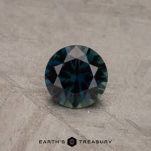 1.35-Carat Midnight Blue-Green Australian Sapphire (Heated)