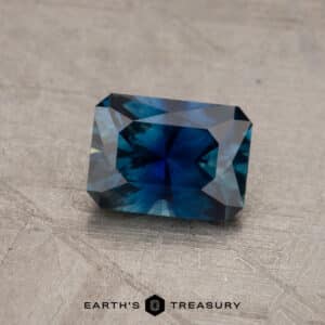 1.13-Carat Deep Peacock Blue Australian Sapphire (Heated)