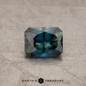 0.93-Carat Deep Blue-Green Australian Sapphire (Heated)