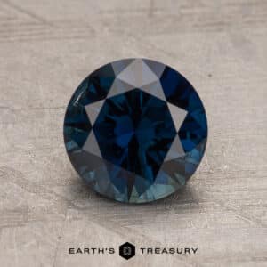 2.09-Carat Midnight Blue-Green Australian Sapphire (Heated)