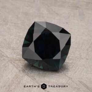 2.06-Carat Near Black Australian Sapphire (Heated)