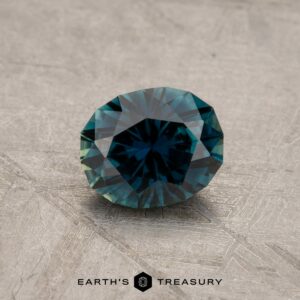 1.34-Carat Midnight Blue-Green Australian Sapphire (Heated)