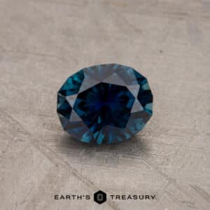 1.23-Carat Midnight Blue Australian Sapphire (Heated)