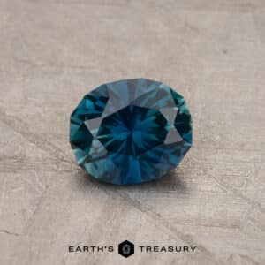 1.27-Carat Deep Blue-Green Montana Sapphire (Heated)