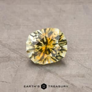 1.38-Carat Yellow-Gold Particolored Montana Sapphire (Heated)