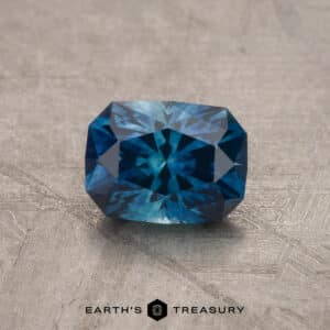 1.53-Carat Rich Blue-Teal Particolored Montana Sapphire (Heated)